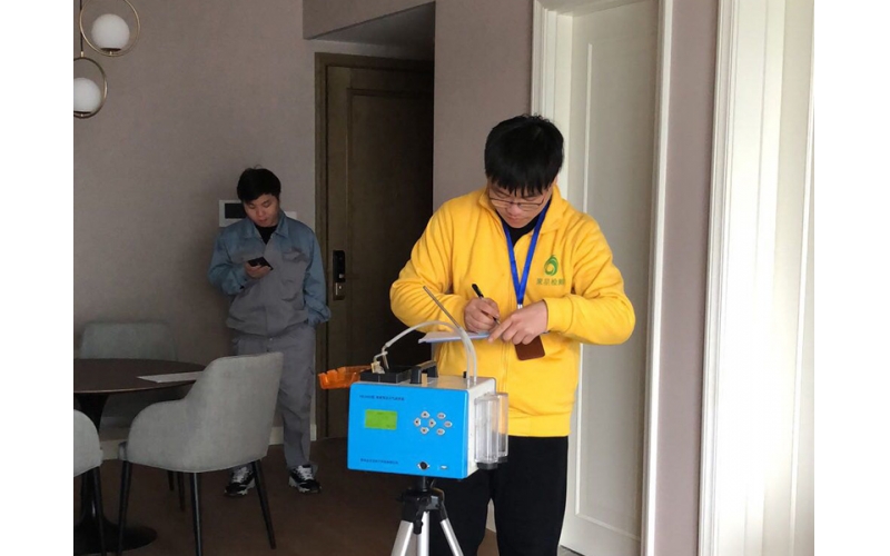 住宅樓空氣檢測現場