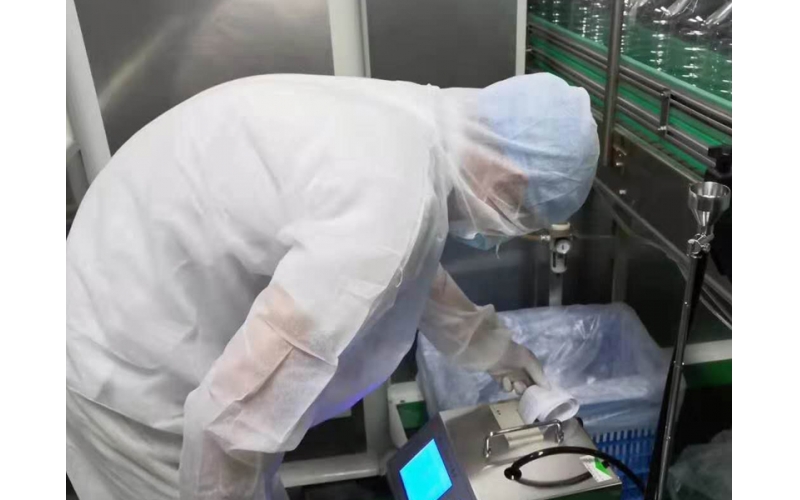 潔凈室檢測現場